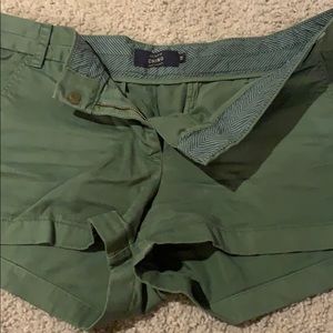 Army green J.crew shorts!